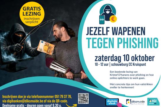 Affiche wapenen tegen phishing